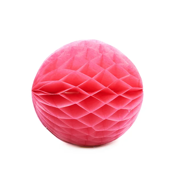 Voštinový pom-pom míč dekorace izolovaný — Stock fotografie