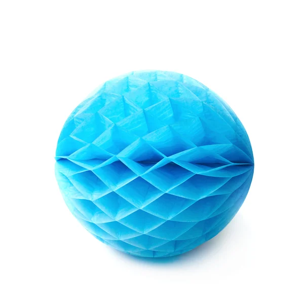 Honeycomb pom-pom bola decoração isolada — Fotografia de Stock