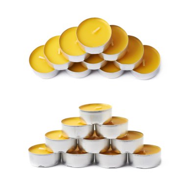 İzole Tealight parafin mum