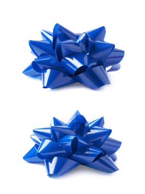 İzole decorational şerit hediye yay