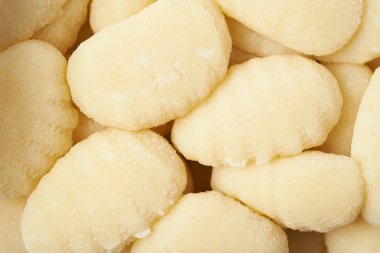 Gnocchi ile kaplı yüzey