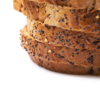 Dilimlenmiş beyaz ekmek ekmek izole