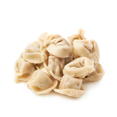 İzole pişmiş köfte yığını