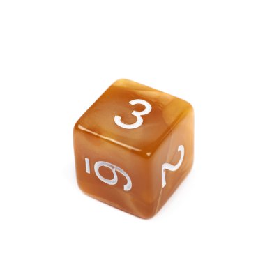 Rol yüzlü zar izole