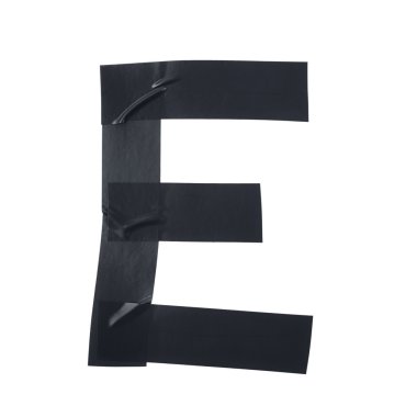 Teyp yalıtım E harfi sembolü yaptı