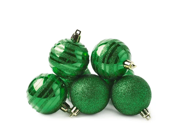 Pile of decorational Christmas balls — Stock Photo, Image