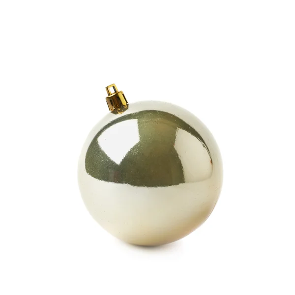 Single Christmas ball isolated — Stock Photo, Image