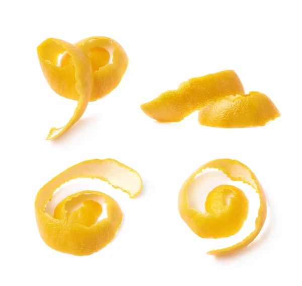 Curl of orange peel isolated — Stock Photo, Image