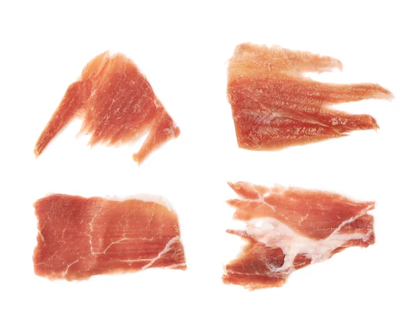 Jamón ham segment geïsoleerd — Stockfoto