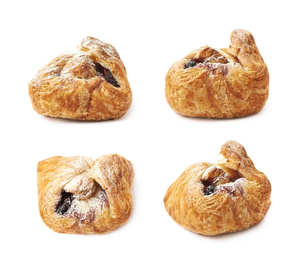 Sweet pastry pocket isolated — Stock Photo, Image