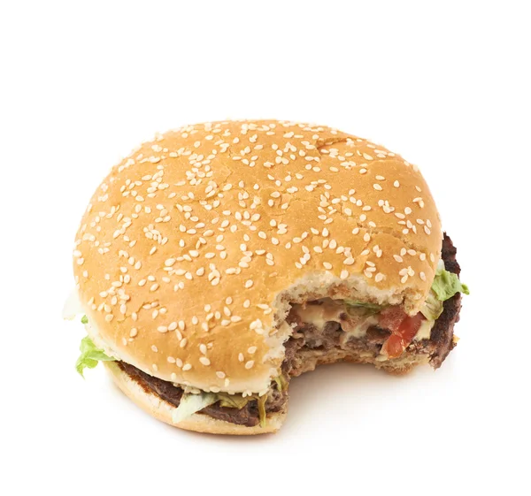Taze hamburger izole