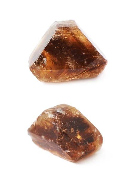 Single rock sugar crystal isolated — Stock Photo, Image