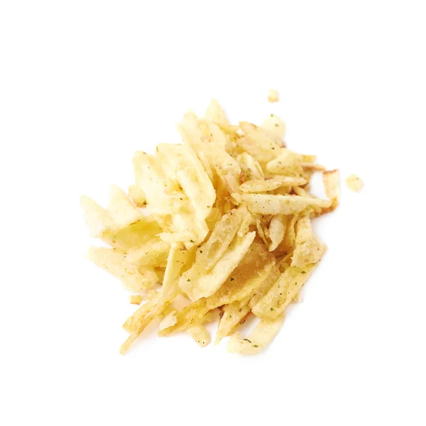 Gran pila de papas fritas aisladas —  Fotos de Stock