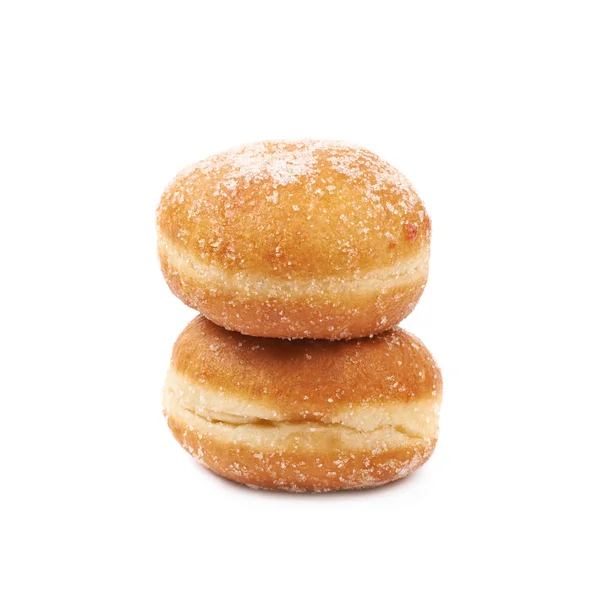 Marmelade gefüllte Donut isoliert — Stockfoto