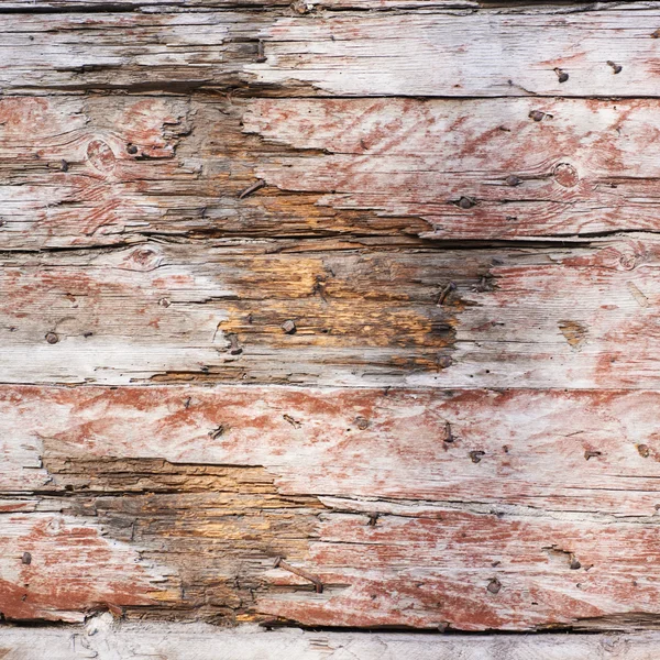 Fragment of an old wooden wall — Stock Photo, Image