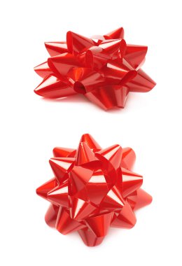 İzole decorational şerit hediye yay