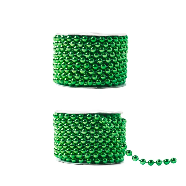 Small beads garland thread on a reel — Stock Photo, Image
