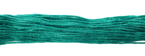 Вишивка нитками пряжа ізольована — стокове фото