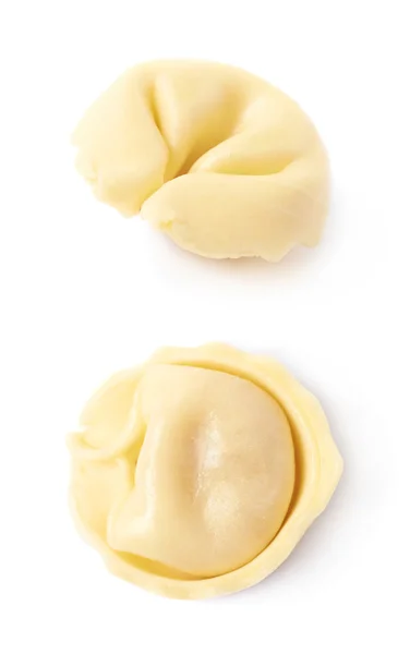 Enda ravioli dumpling isolerade — Stockfoto