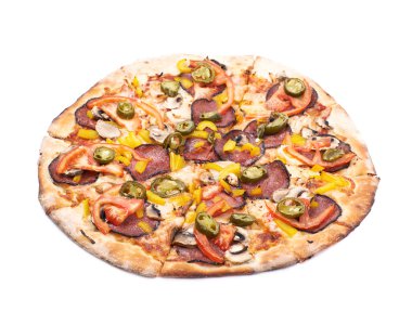 Meksikalı Pizzacı izole