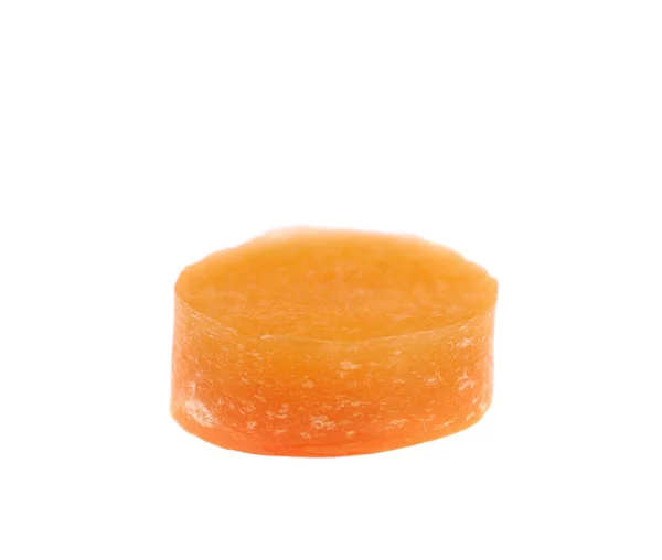 Одинокий кусочек моркови — стоковое фото