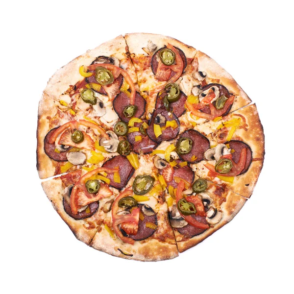 Pizza mexicana aislada — Foto de Stock