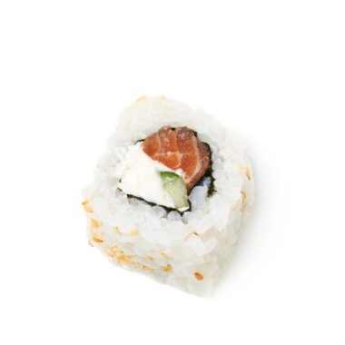 Philadelphia maki sushi izole