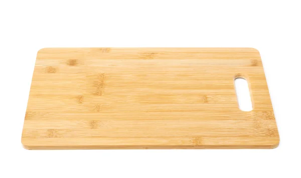 Planche à découper en bois isolée — Photo