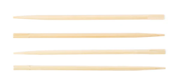 Wooden sushi chopsticks isolated — Stock Photo, Image