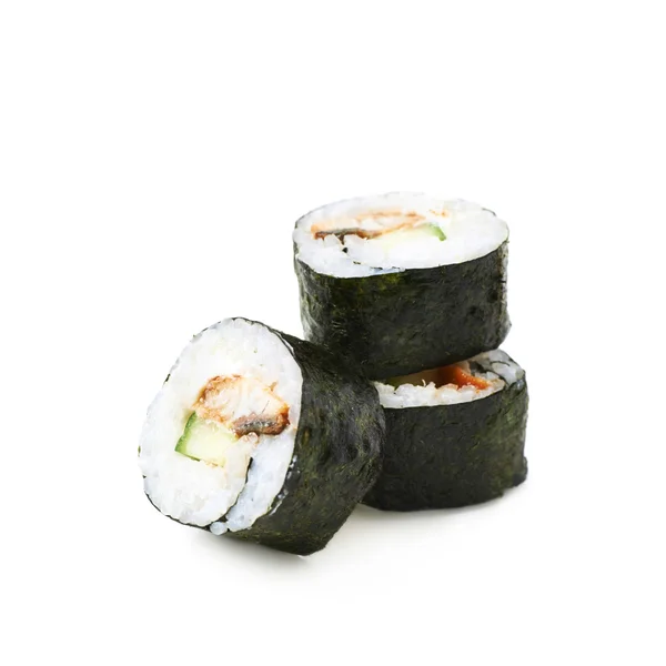 Alaska rosomaki sushi na białym tle — Zdjęcie stockowe