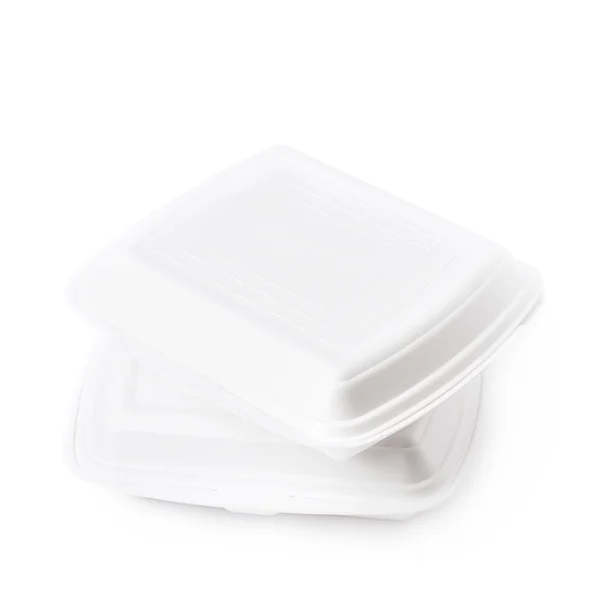 Two food delivery containers isolated Stock Picture