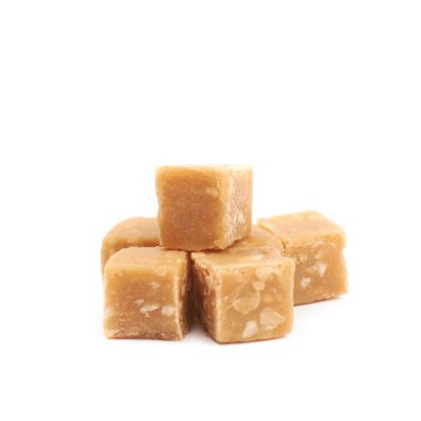 Toffee Şeker izole Fındıklı