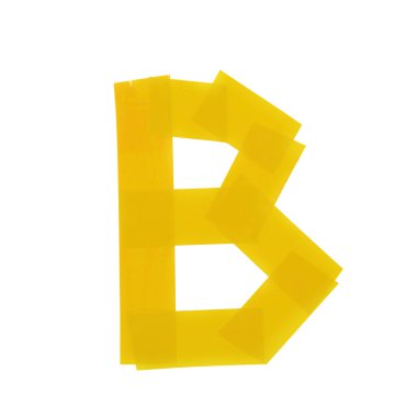 Teyp yalıtım B harfi sembolü yaptı