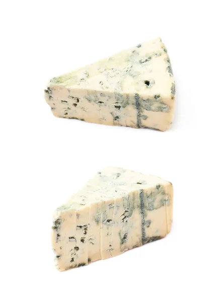 Blue roquefort cheese isolated — Stock Photo, Image