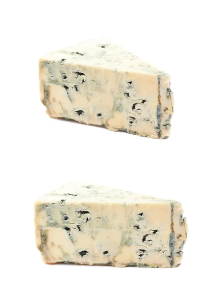 Μπλε τυρί Ροκφόρ απομονωθεί — Φωτογραφία Αρχείου