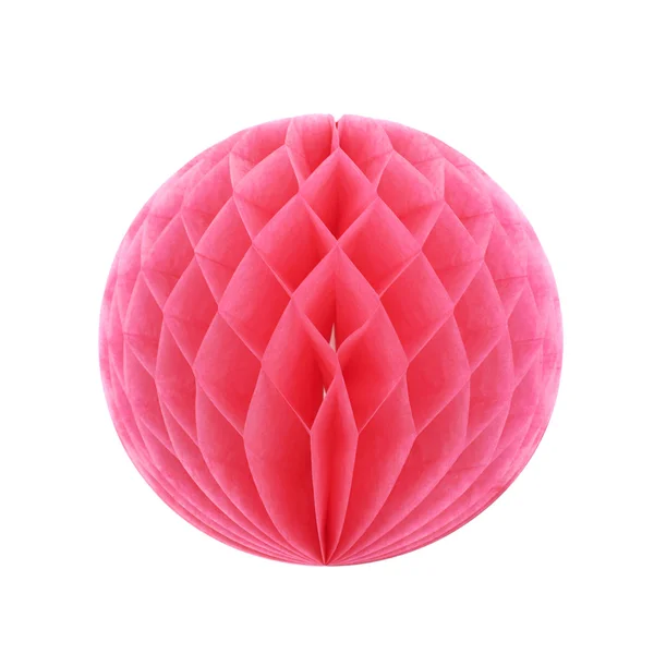 Ponpon topu dekorasyon izole petek — Stok fotoğraf
