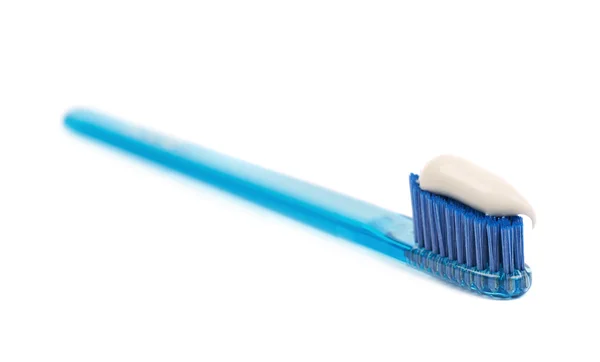 Plastic toothbrush isolated — Stock Photo, Image