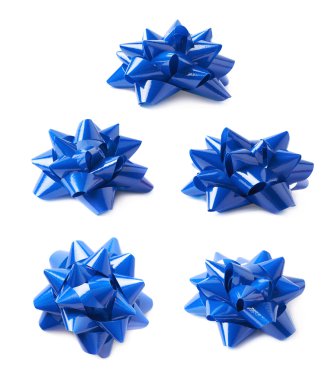 İzole decorational şerit hediye yay