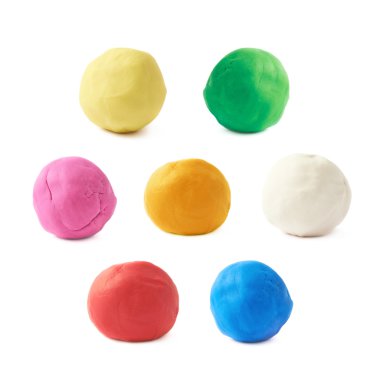 Bir modelleme kil izole parçası