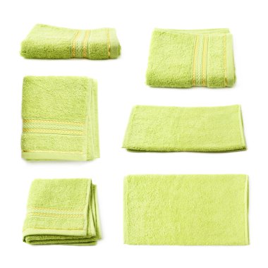 Tek havlu kumaş havlu izole