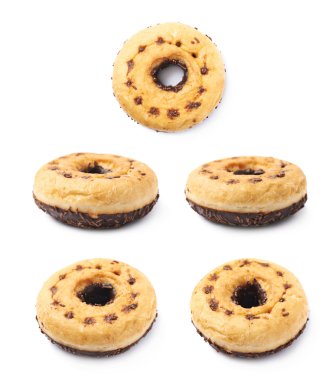 çikolatalı çörek izole