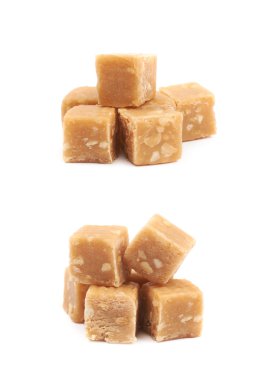 Toffee Şeker izole Fındıklı