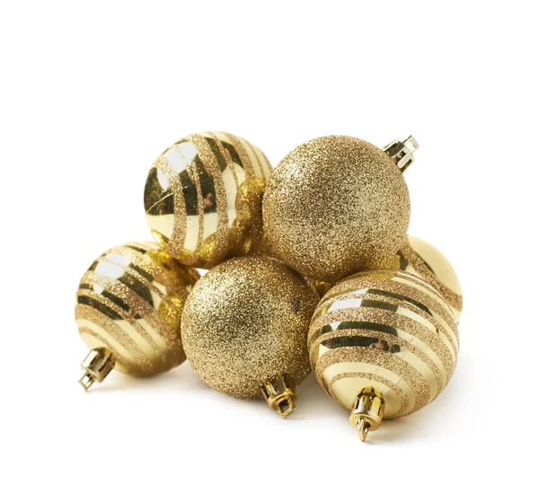 Pile of decorational Christmas balls — Stock Photo, Image