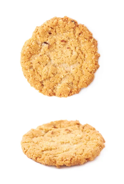 Havermout cookie geïsoleerd — Stockfoto