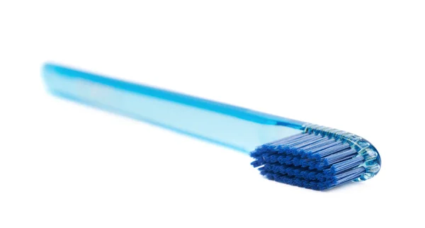 Plastic toothbrush isolated — Stock Photo, Image