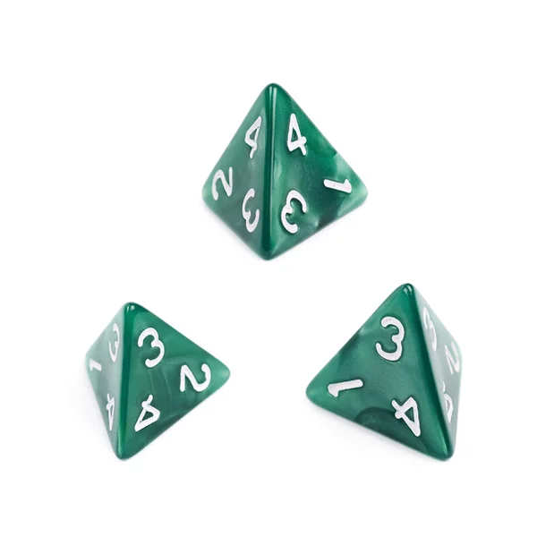 Roleplaying polyhedral dice isolated — Stock Photo, Image