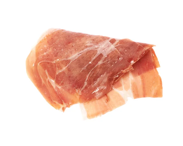 Meerdere Jamón segmenten geïsoleerd — Stockfoto