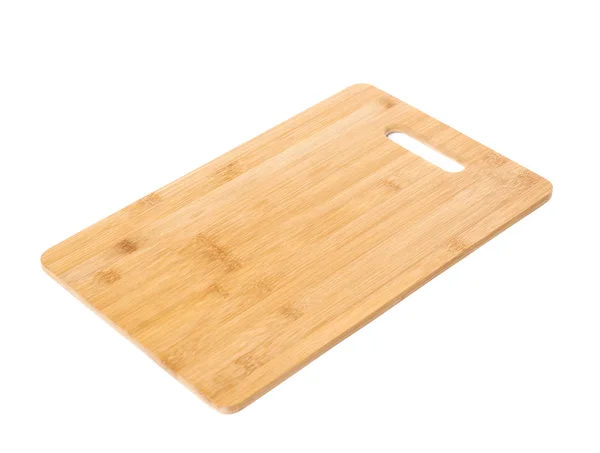 Wooden cutting board isolated — Stock Photo, Image