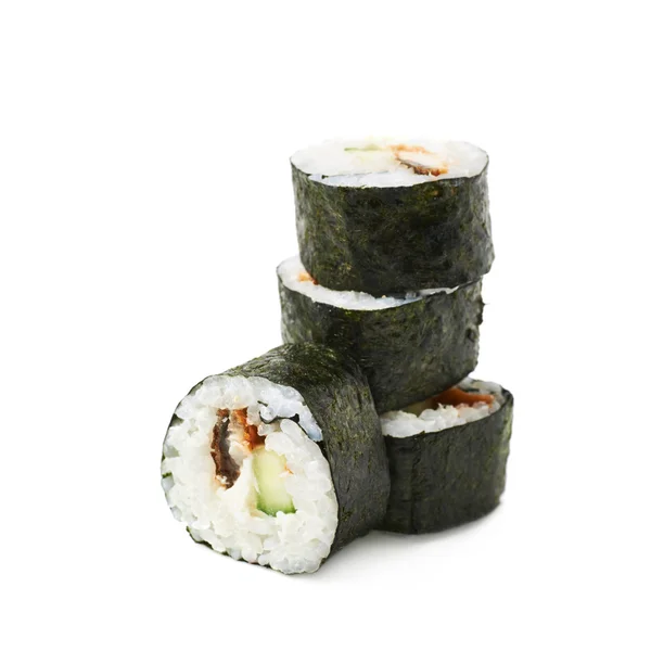 Alaska rosomaki sushi na białym tle — Zdjęcie stockowe