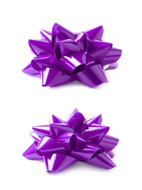 İzole decorational şerit hediye yay